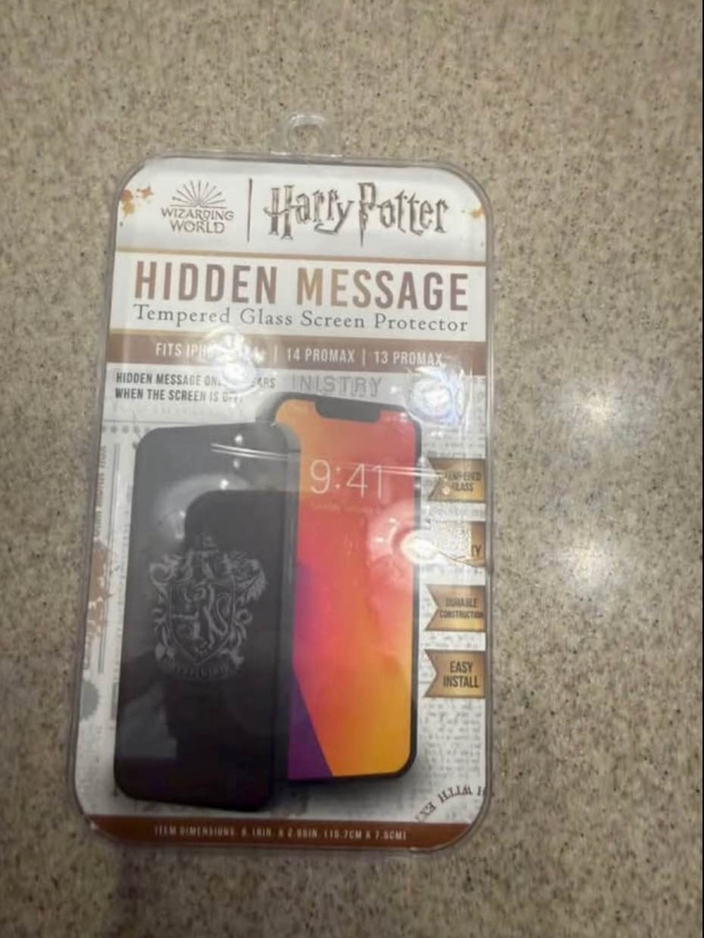 Harry Potter Griffidor Logo Screen Protector IPhone 13 Pro Max